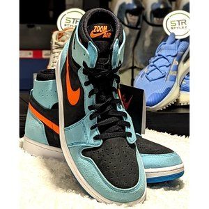 COPY - Nike Air Jordan 1 Zoom CMFT 2 Bleached Aqua Citrus DV1307-408 Size 12 Men